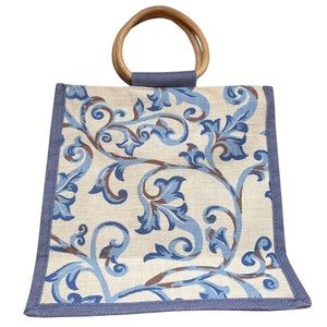 NWOT Bamboo Handle Tote